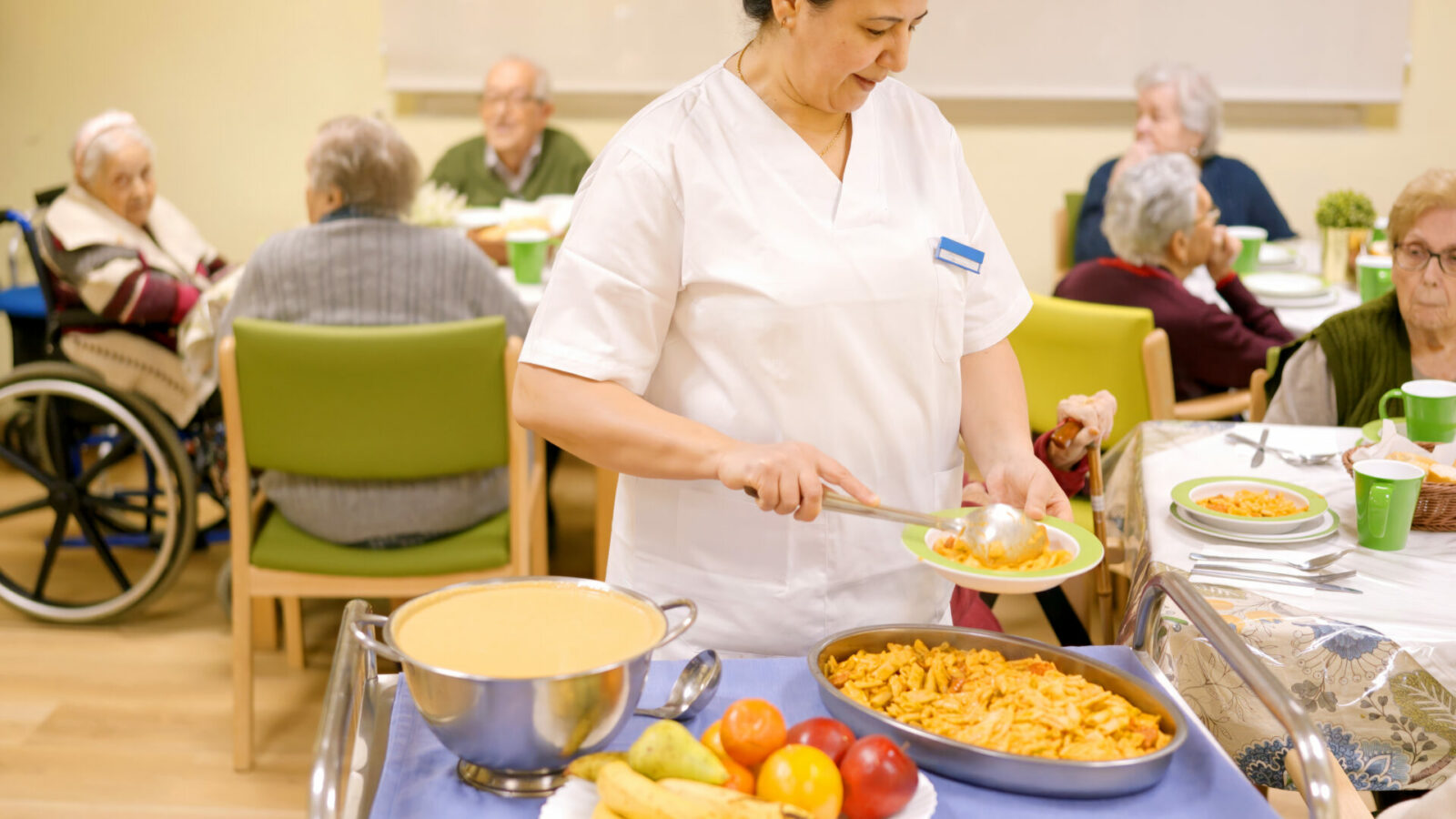 alimentación en las residencias de mayores