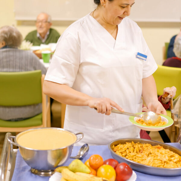 alimentación en las residencias de mayores