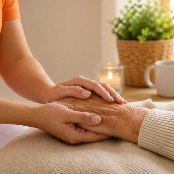 en cuidados paliativos en una residencia